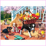 Puppy Mischief-Diamond Painting Kit-Heartful Diamonds