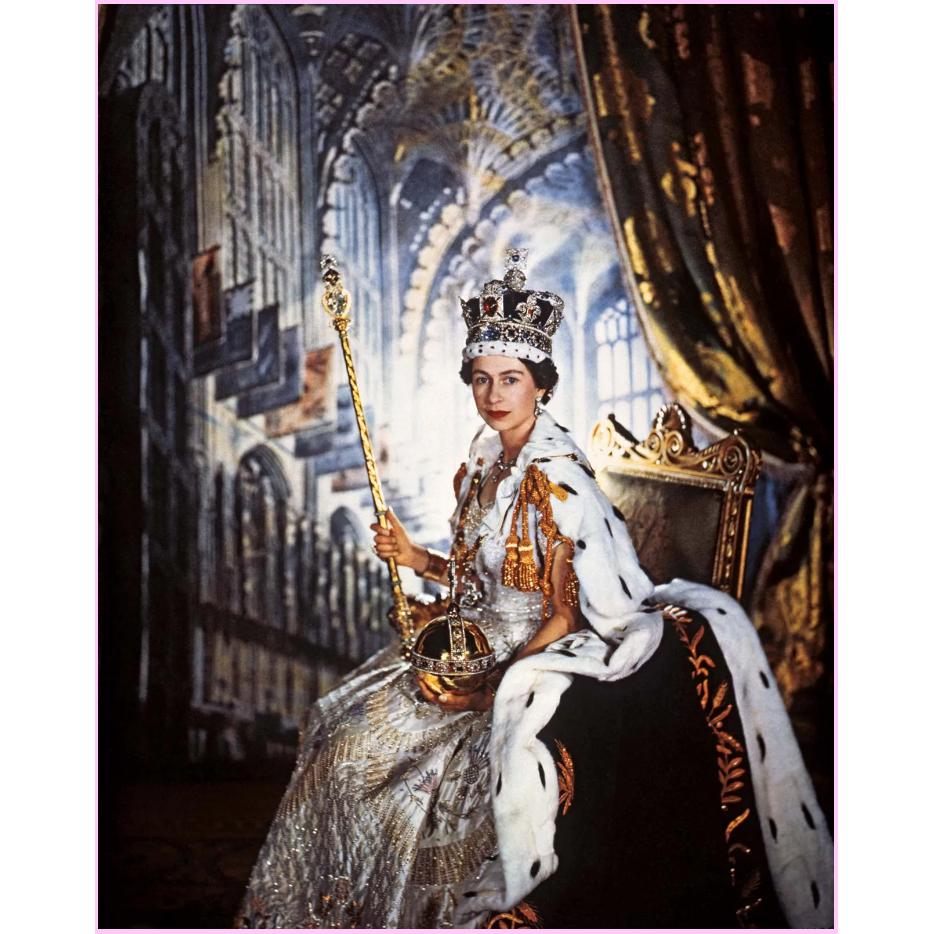 Queen Elizabeth Coronation-Diamond Painting Kit-Heartful Diamonds