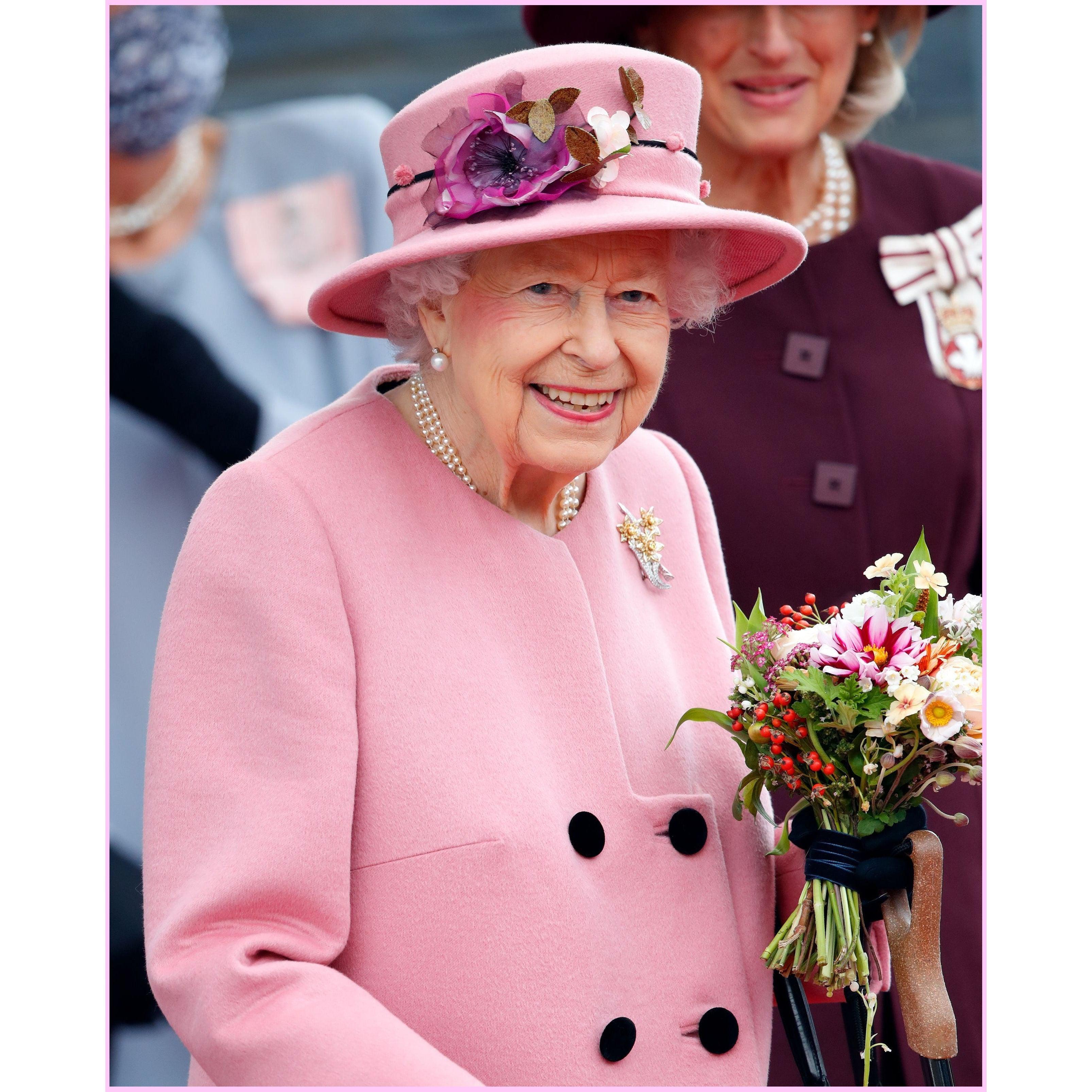 Queen Elizabeth in Pink-Diamond Painting Kit-Heartful Diamonds