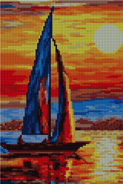Sunset Sailing - Starter Edition-Starter Kit-Heartful Diamonds