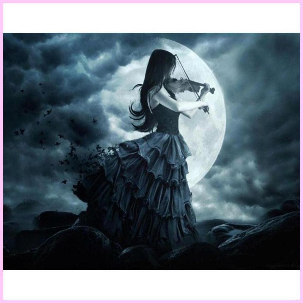 The Night Reclaims a Soul-Diamond Painting Kit-Heartful Diamonds