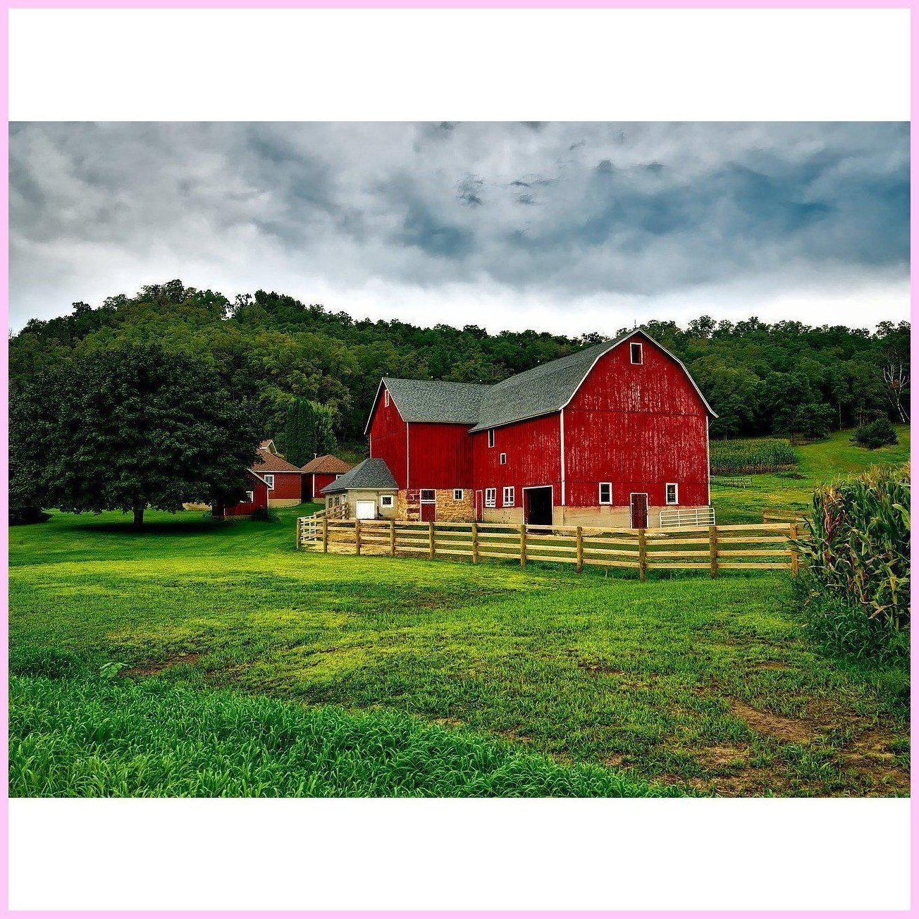 The Red Barn Diamond Painting-Diamond Painting Kit-Heartful Diamonds