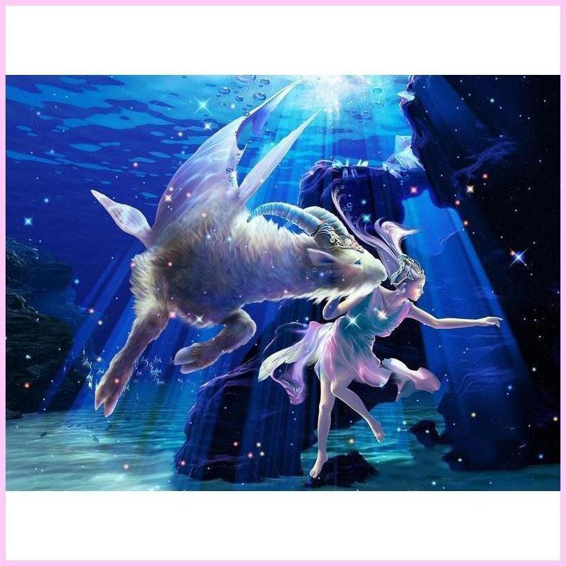 The Zodiac - Capricorn-Diamond Painting Kit-Heartful Diamonds