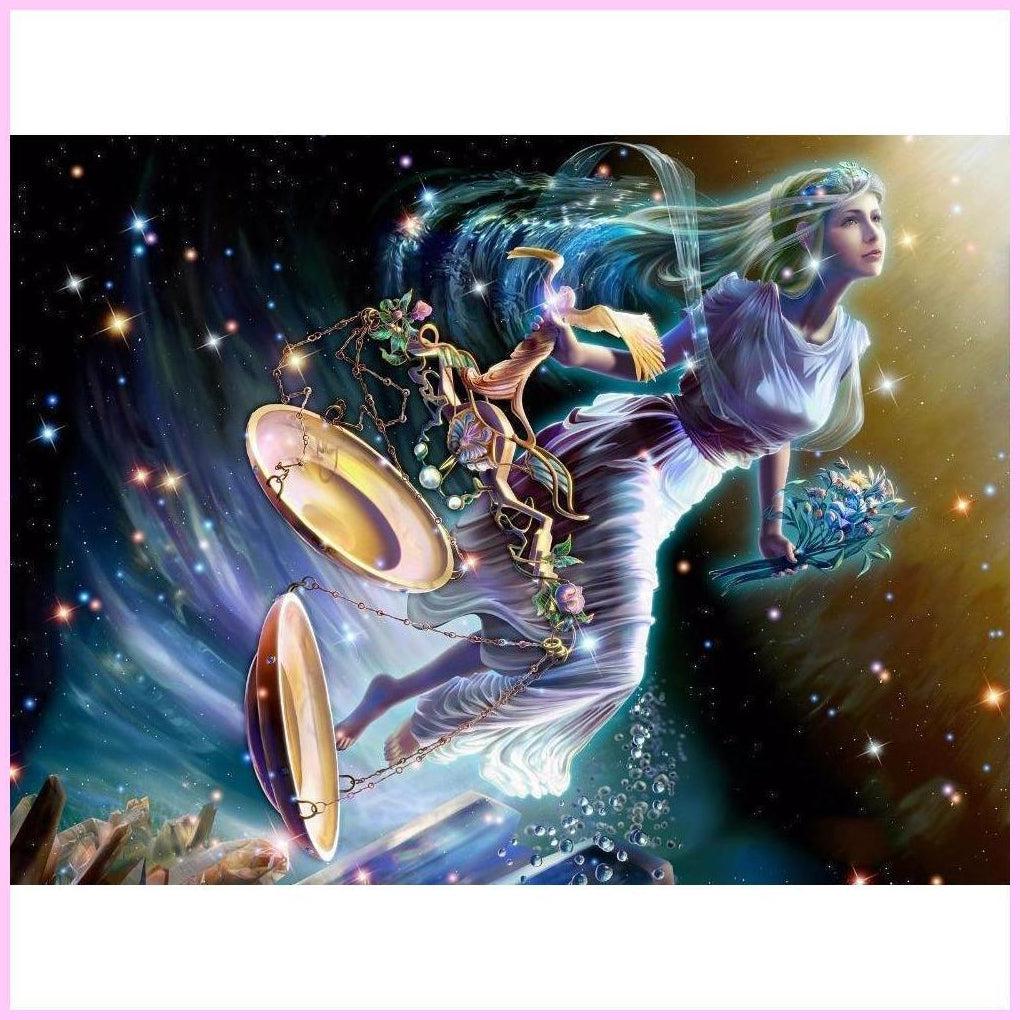 The Zodiac - Libra-Diamond Painting Kit-Heartful Diamonds