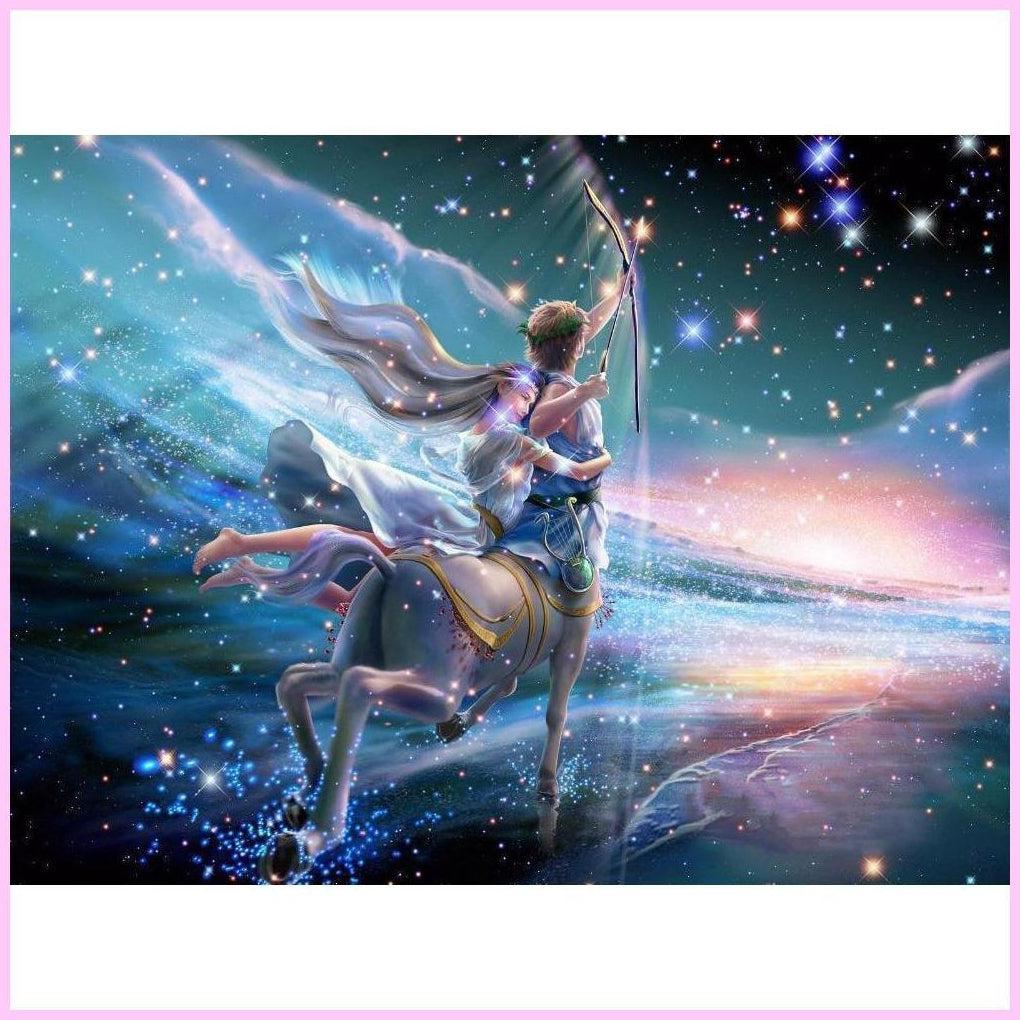 The Zodiac - Sagittarius-Diamond Painting Kit-Heartful Diamonds