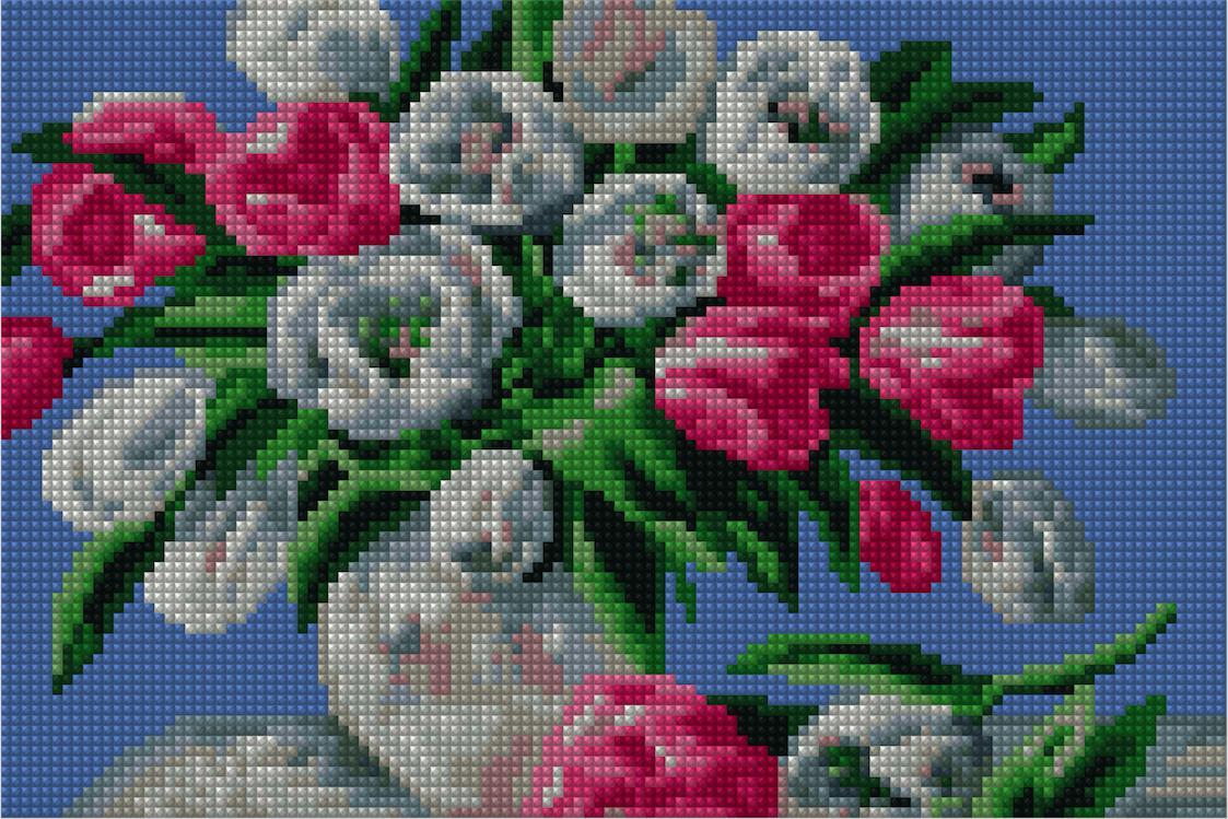Vase of Tulips - Starter Edition-Starter Kit-Heartful Diamonds