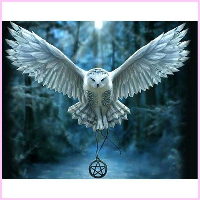 Wizard's Fateful Messenger-Diamond Painting Kit-Heartful Diamonds